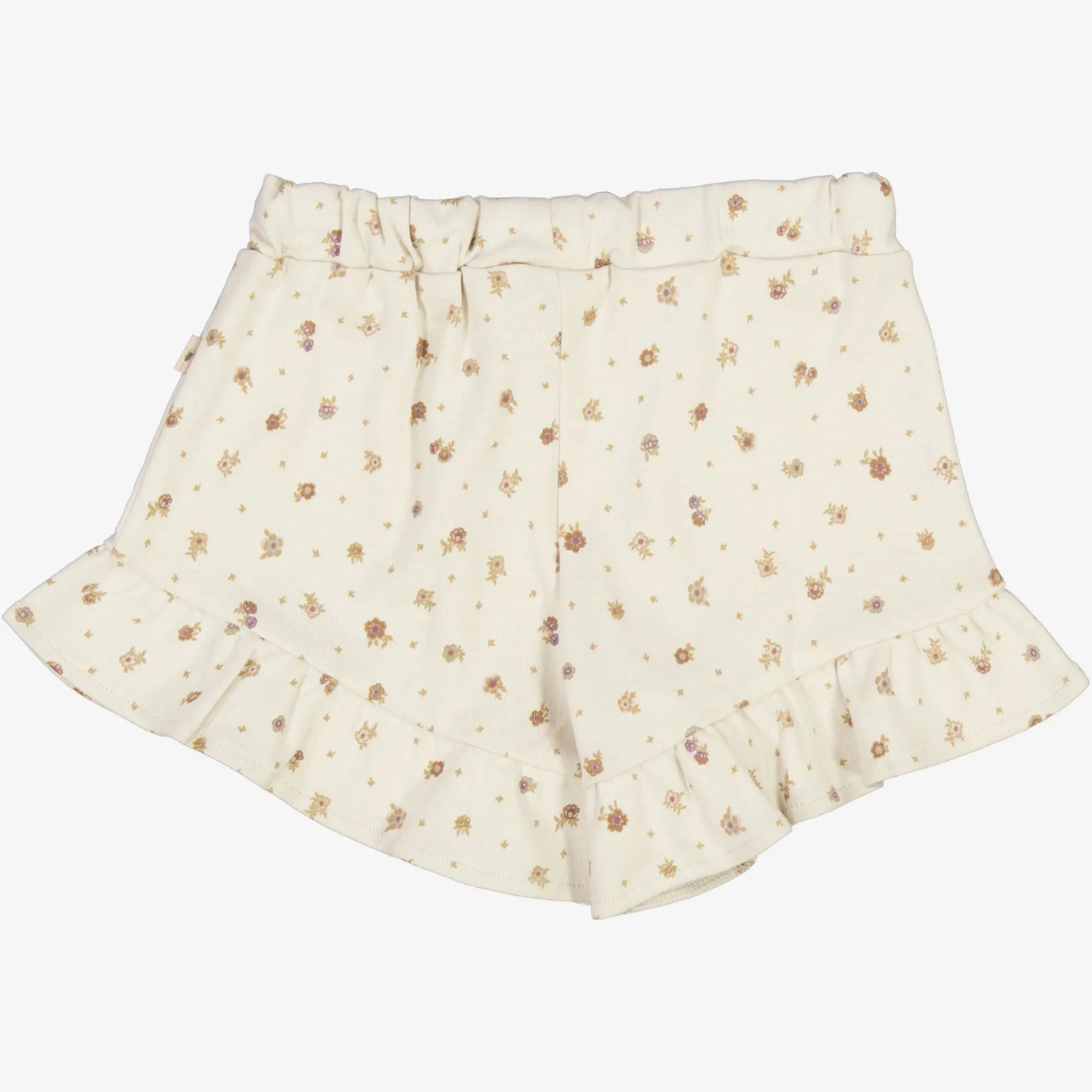 Jersey Shorts Deva - chalk flowers Wheat