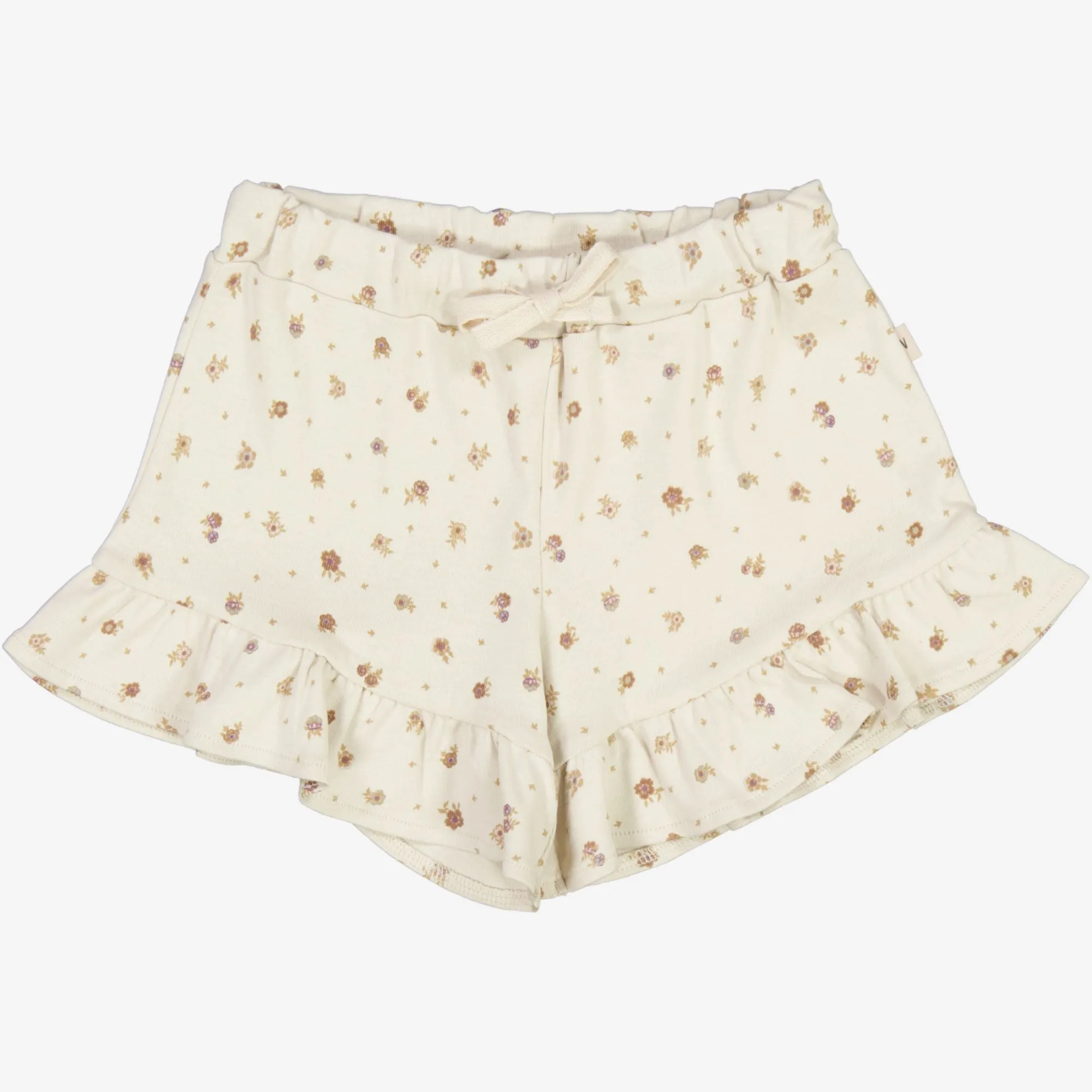 Jersey Shorts Deva - chalk flowers Wheat