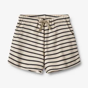 Jersey Shorts Kalle - navy stripe Wheat