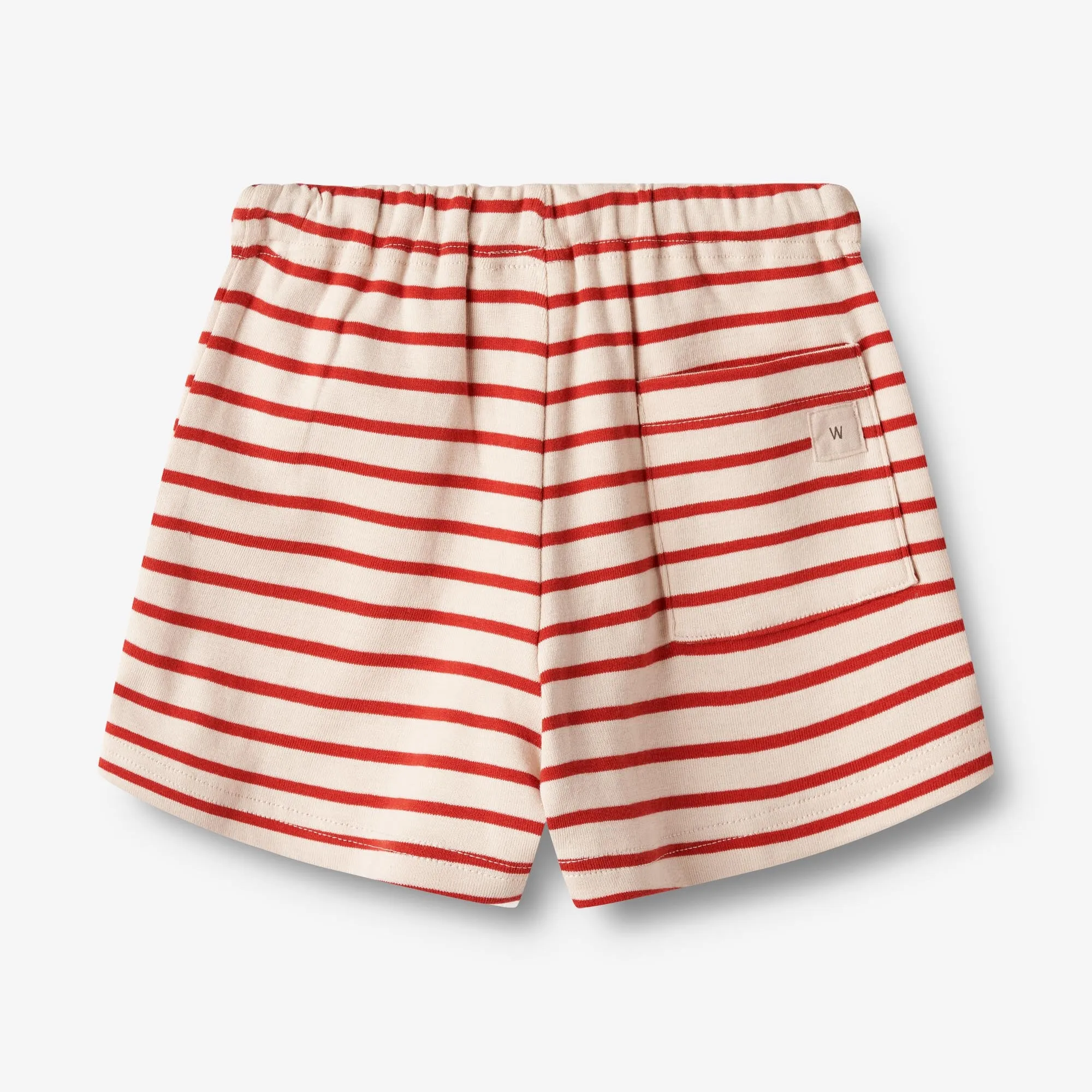 Jersey Shorts Kalle - red stripe Wheat