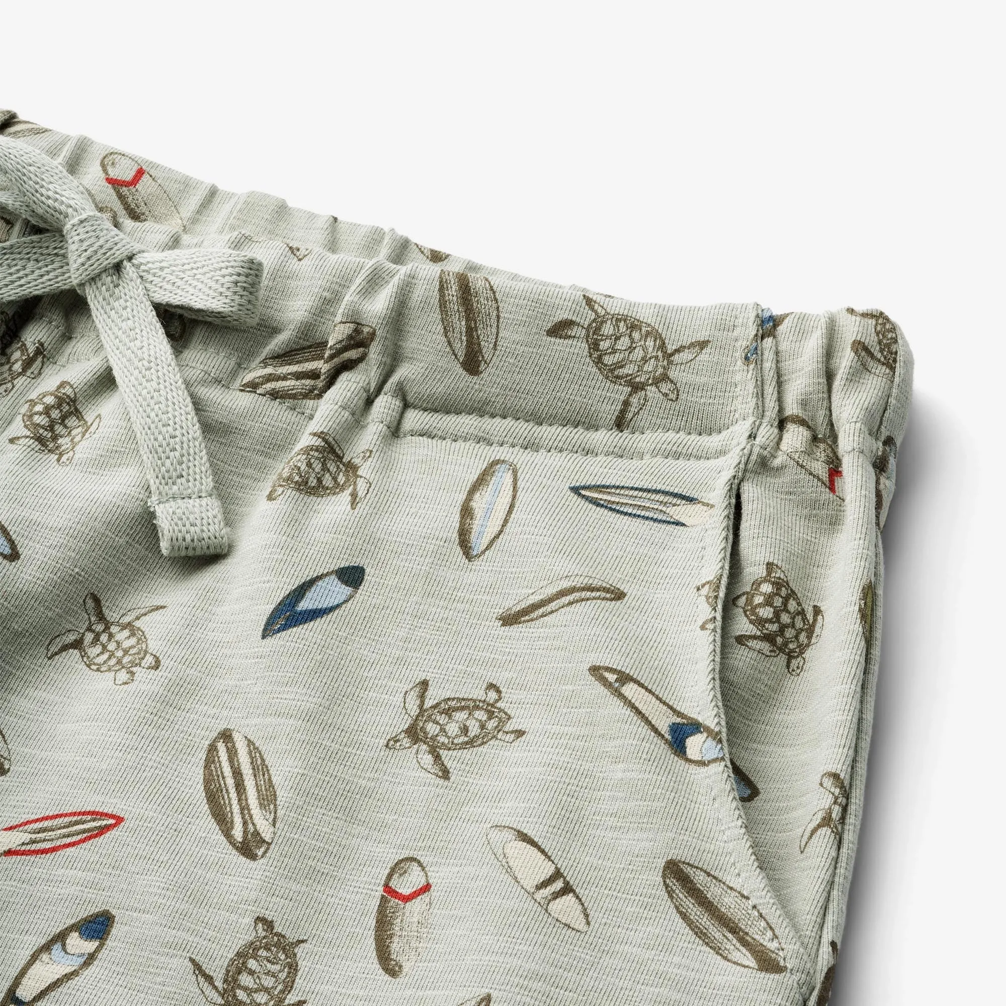 Jersey Shorts Kalle - turtle surf Wheat