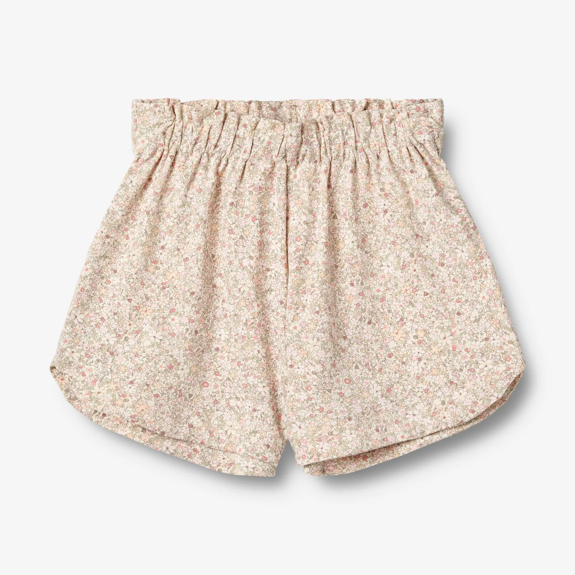 Jersey Shorts Karen - cream flower meadow Wheat