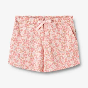 Jersey Shorts Minea - rose flowers Wheat