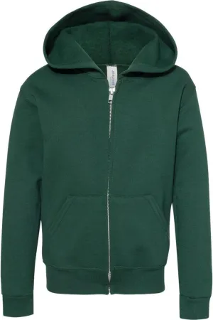 JERZEES NuBlend Youth Full-Zip Hooded Sweatshirt