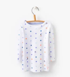 Joules Girls Marina Jersey Top - Mermaid