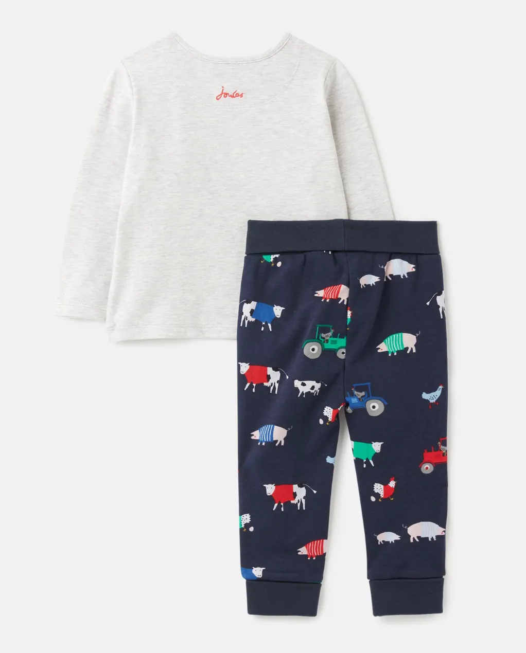 Joules Infant Byron Set - Grey Farm