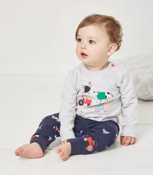 Joules Infant Byron Set - Grey Farm