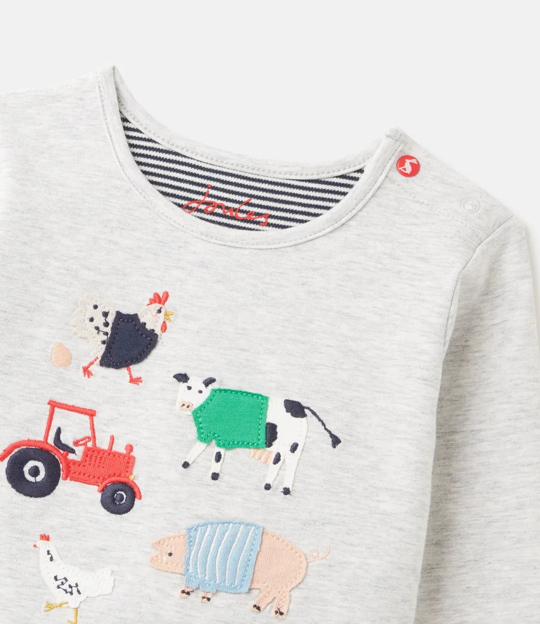 Joules Infant Byron Set - Grey Farm
