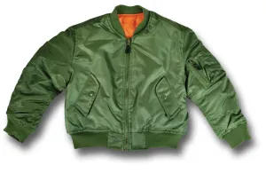 KIDS MA1 PILOTS JACKET PLAIN Silvermans