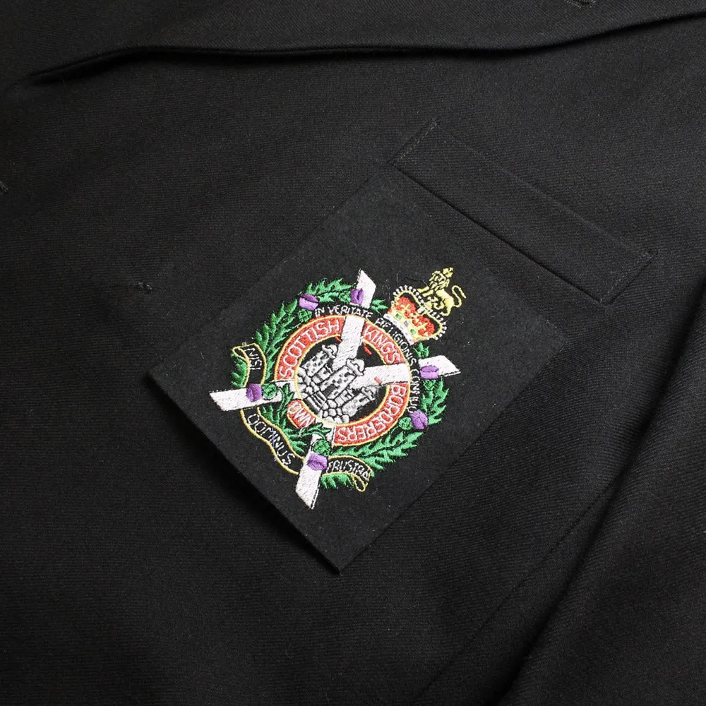 KINGS OWN SCOTTISH BORDERERS CLOTH BLAZER BADGE Silvermans