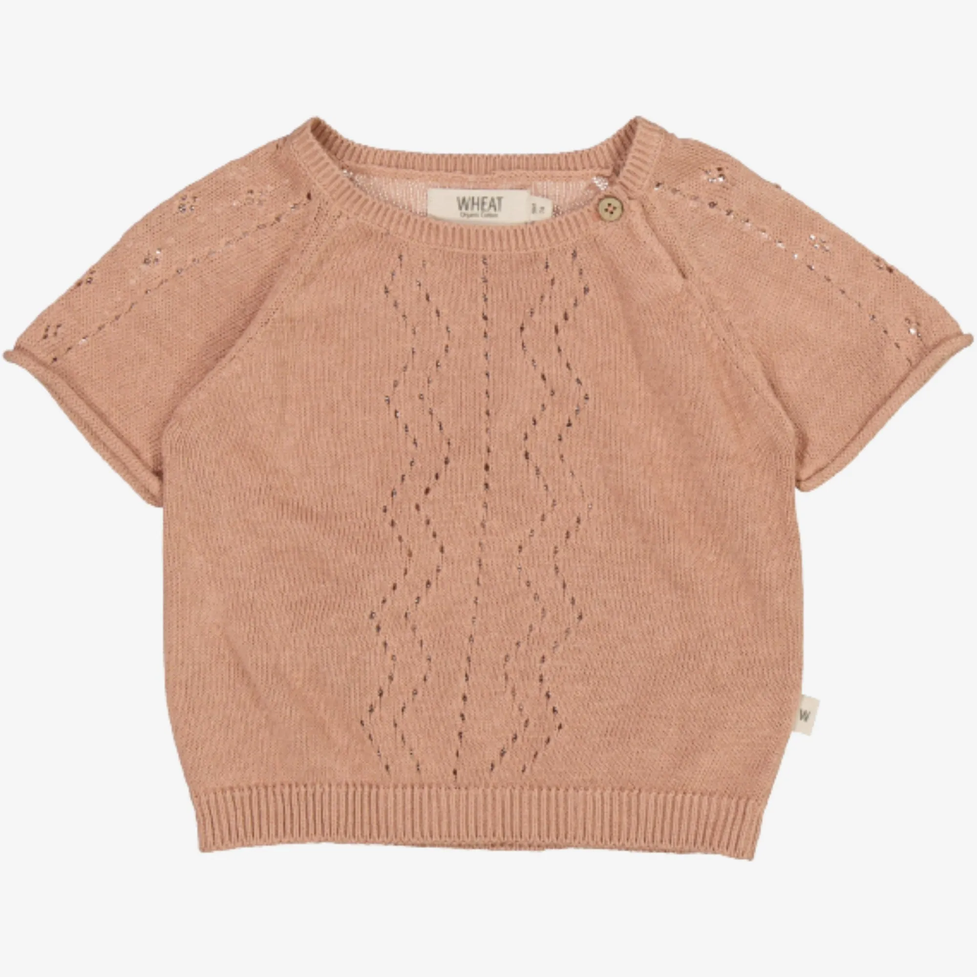 Knit Top Bella | Baby - rose dawn Wheat