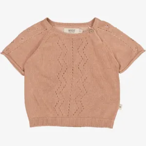 Knit Top Bella | Baby - rose dawn Wheat