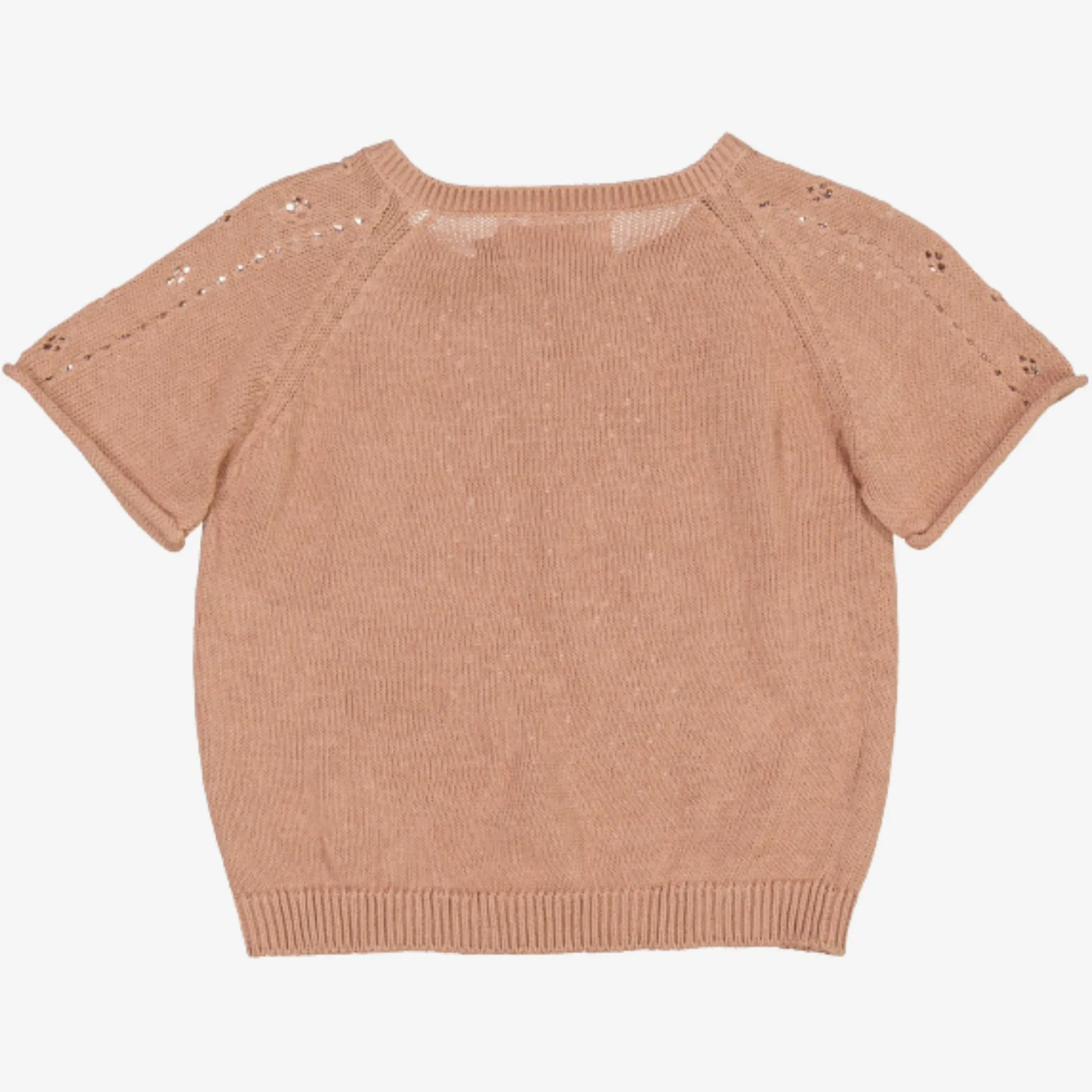 Knit Top Bella | Baby - rose dawn Wheat