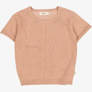 Knit Top Bella - rose dawn Wheat