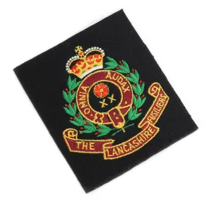 LANCASHIRE FUSILIERS CLOTH BLAZER BADGE Silvermans