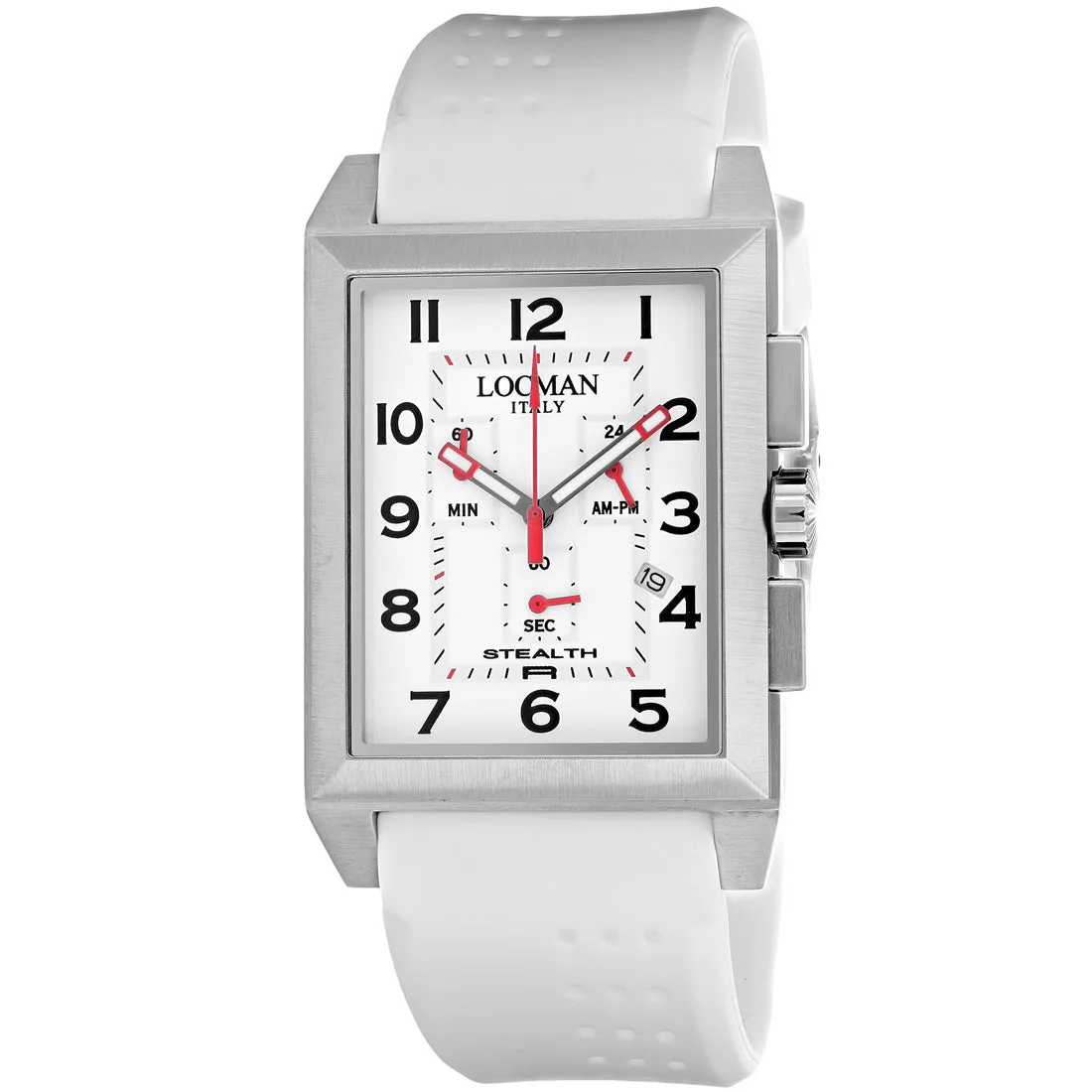 Locman Men's White dial Watch