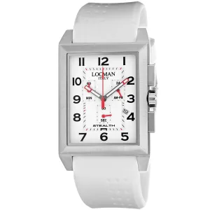 Locman Men's White dial Watch
