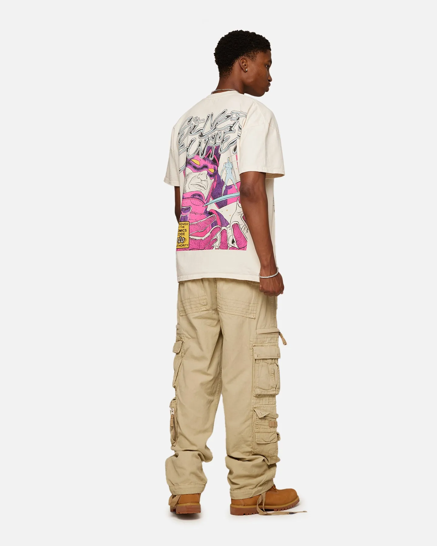 Marvel Silver Surfer Heavyweight T-Shirt Off White