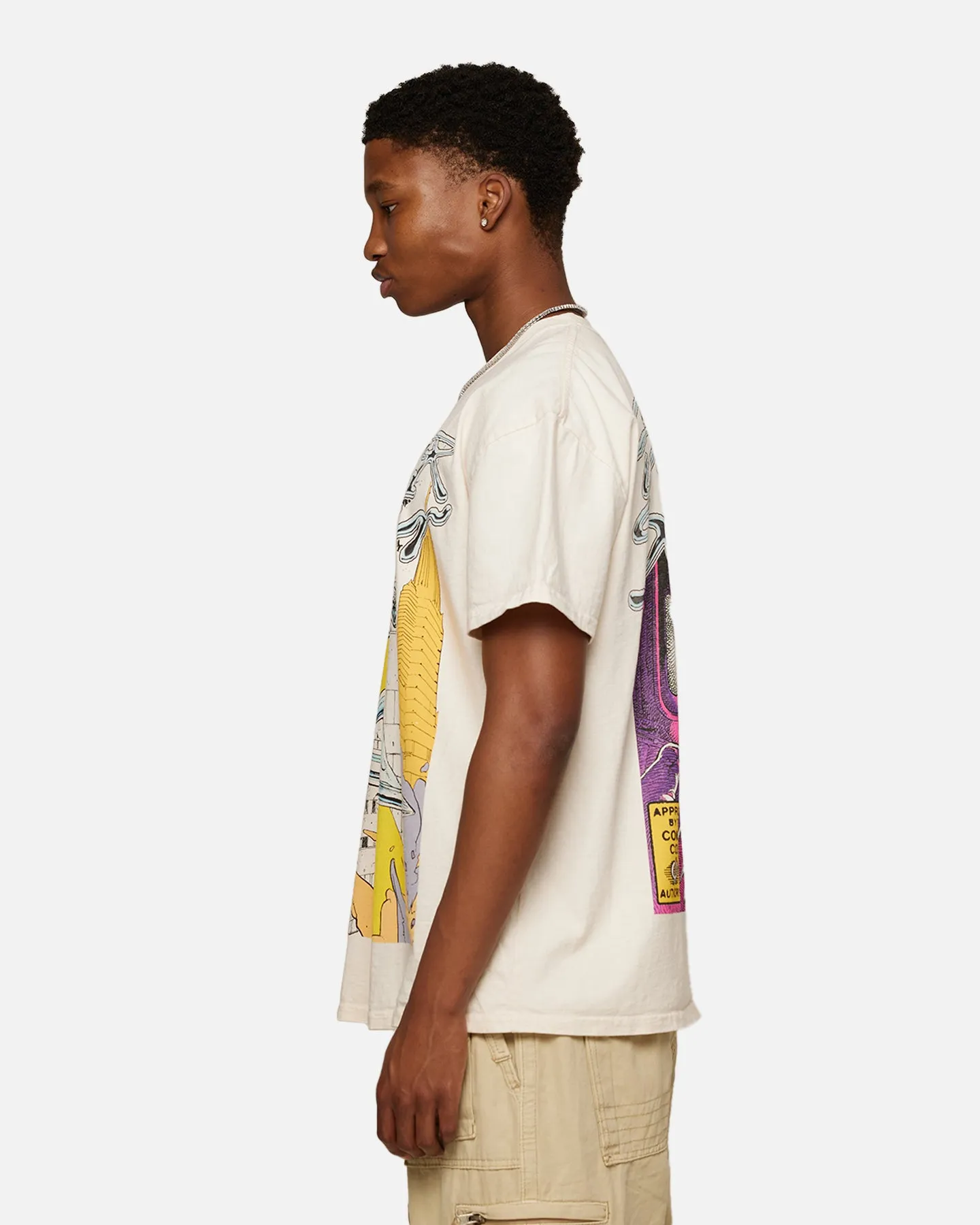 Marvel Silver Surfer Heavyweight T-Shirt Off White