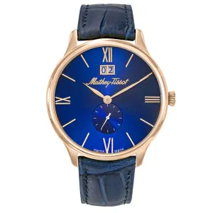 Mathey Tissot Men's Edmond Blue Dial Watch