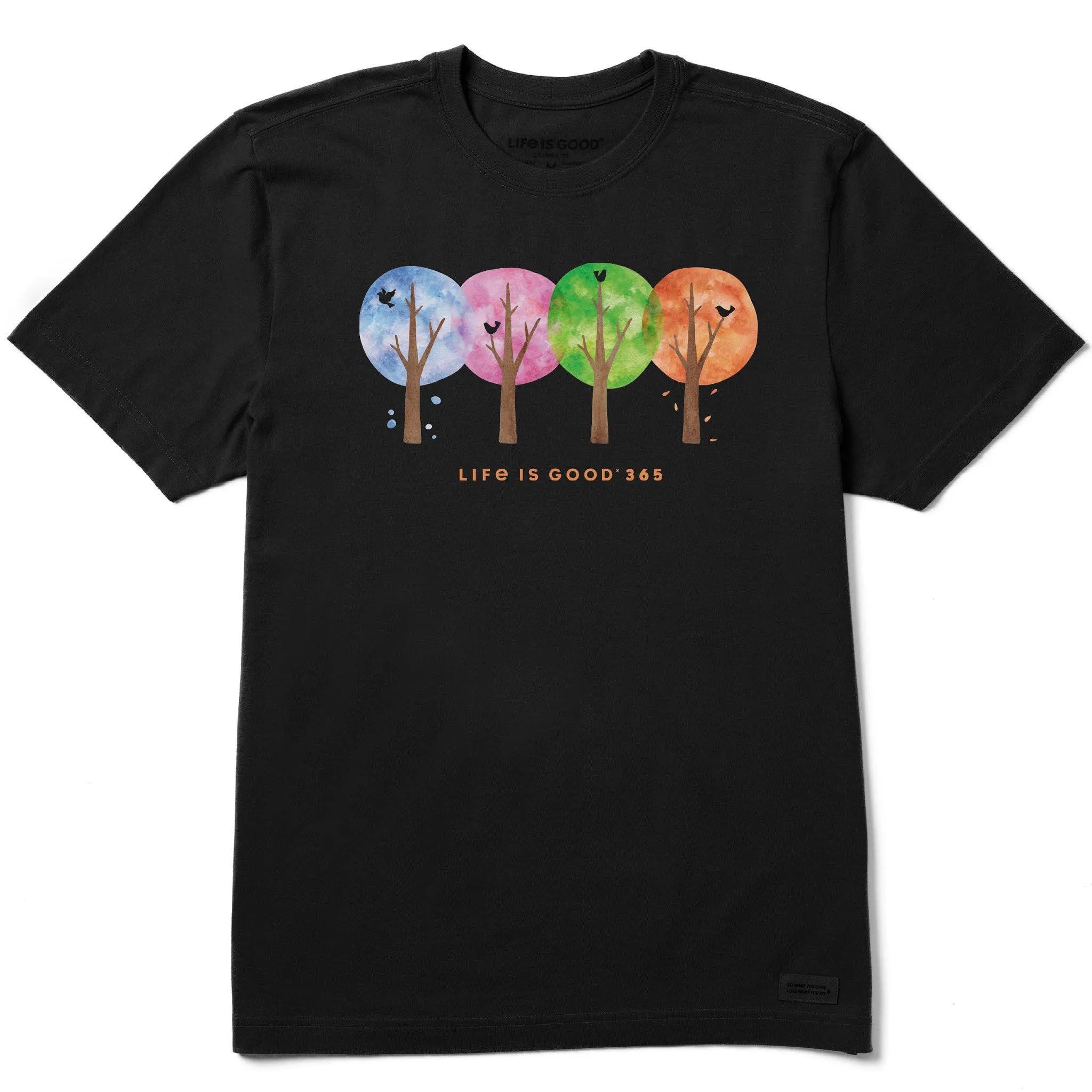 Men's 4 Season Trees Short Sleeve Crusher Tee Life is Good