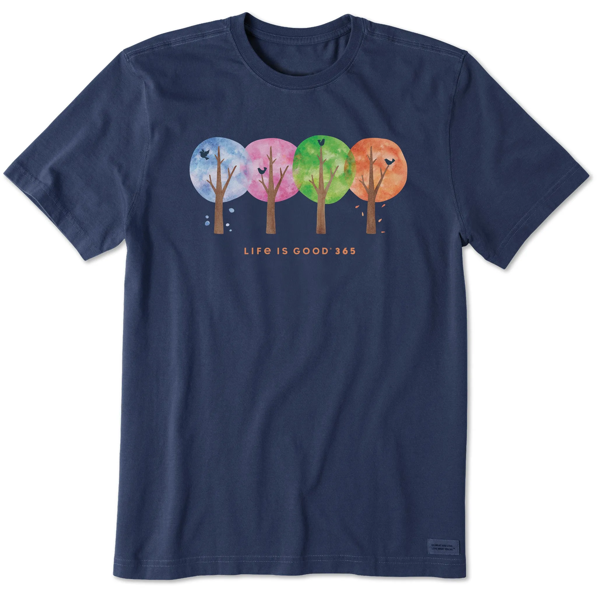 Men's 4 Season Trees Short Sleeve Crusher Tee Life is Good