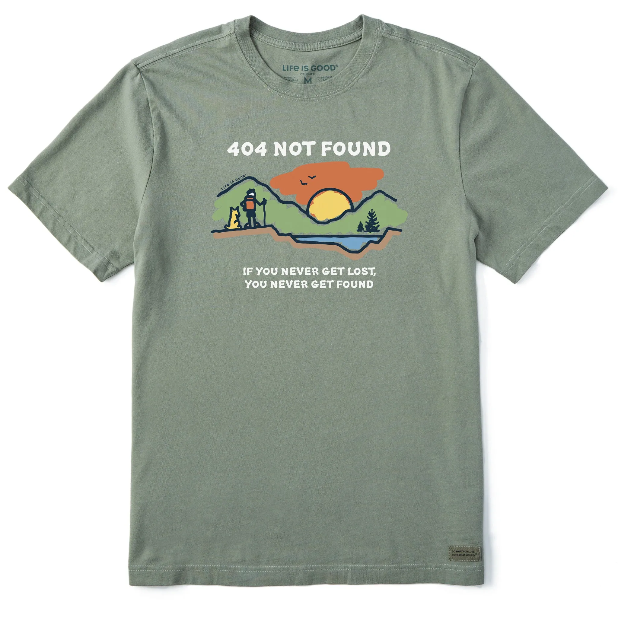 Men's 404 Not Found Jake & Rocket Hike Short Sleeve Tee Life is Good