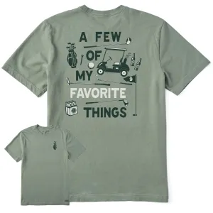 Men's A Few of my Favorite Golf Things Short Sleeve Tee Life is Good