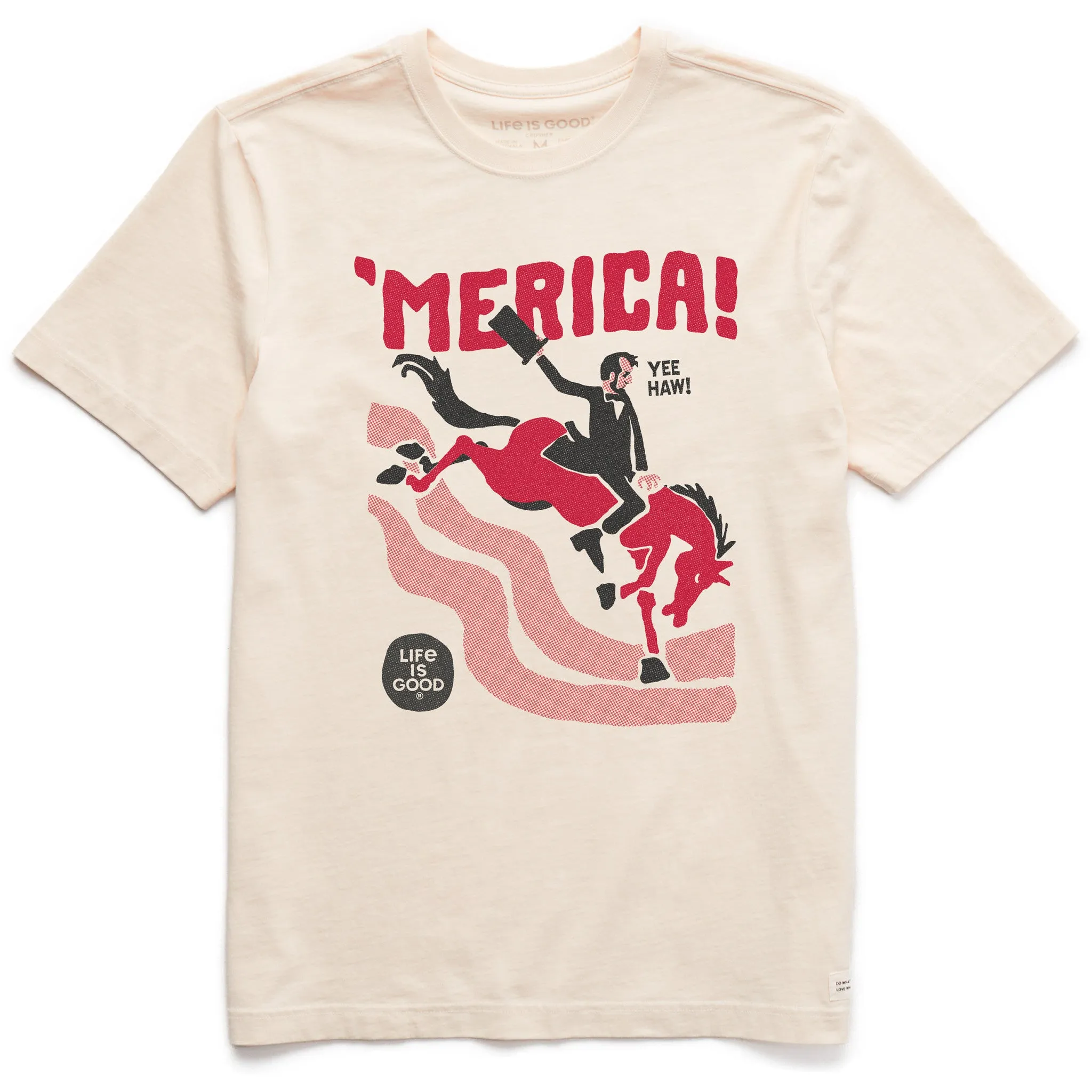Men's Abemerica Short Sleeve Crusher Tee Life is Good