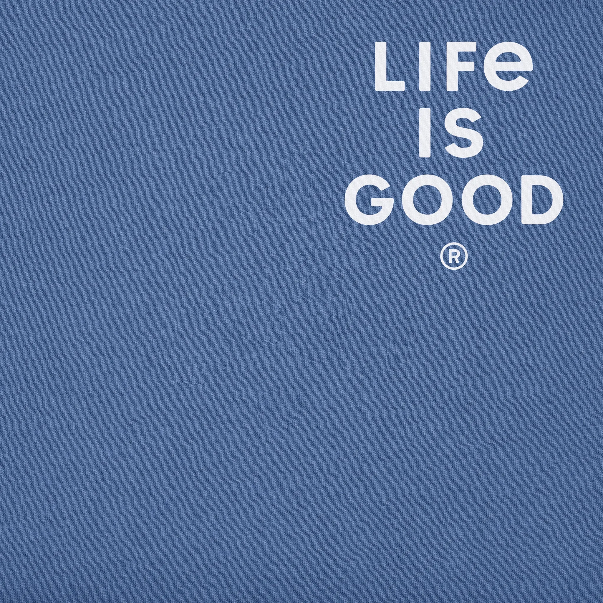 Men's Acadia Compass Short Sleeve Tee Life is Good