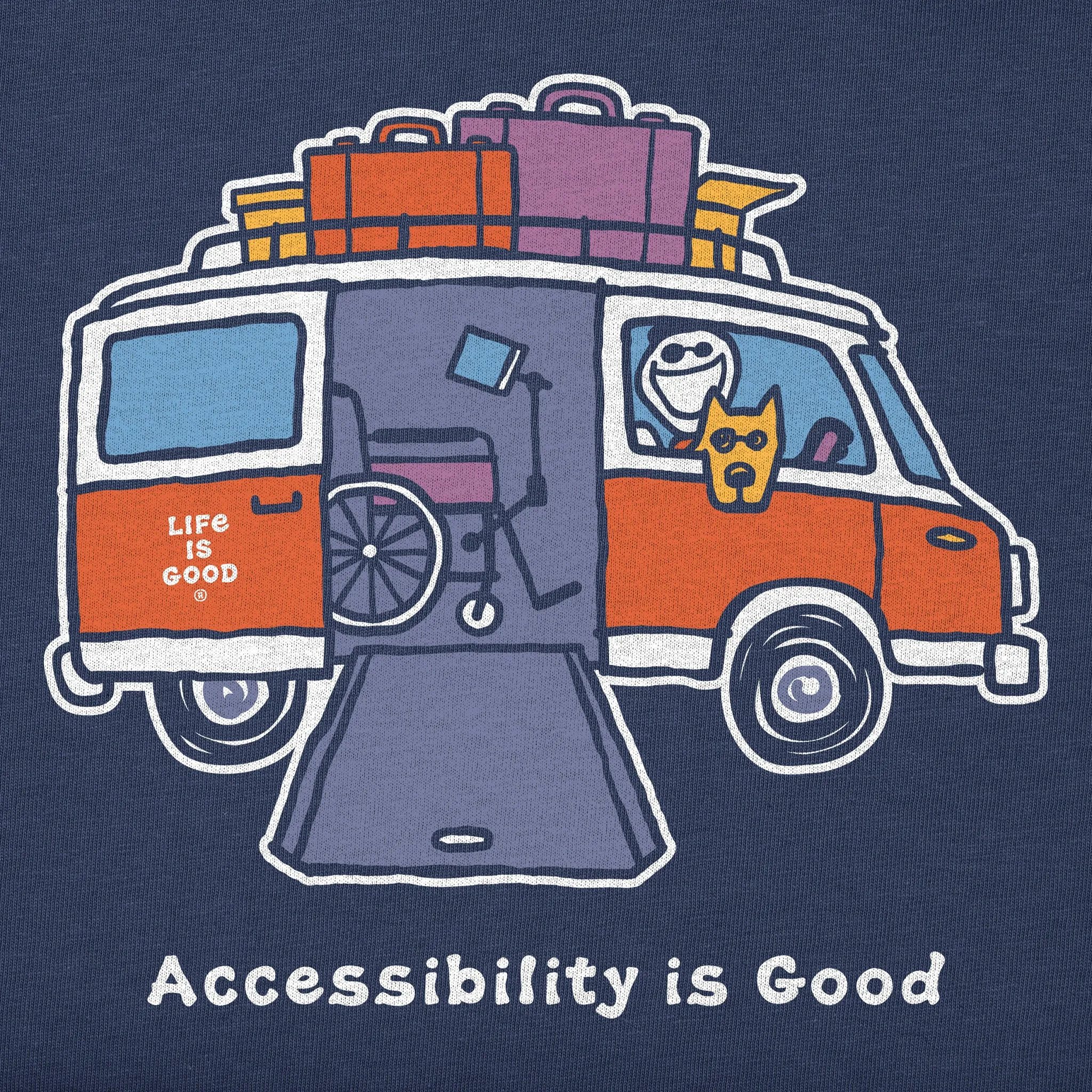 Men's Accessibility is Good Short Sleeve Tee Life is Good