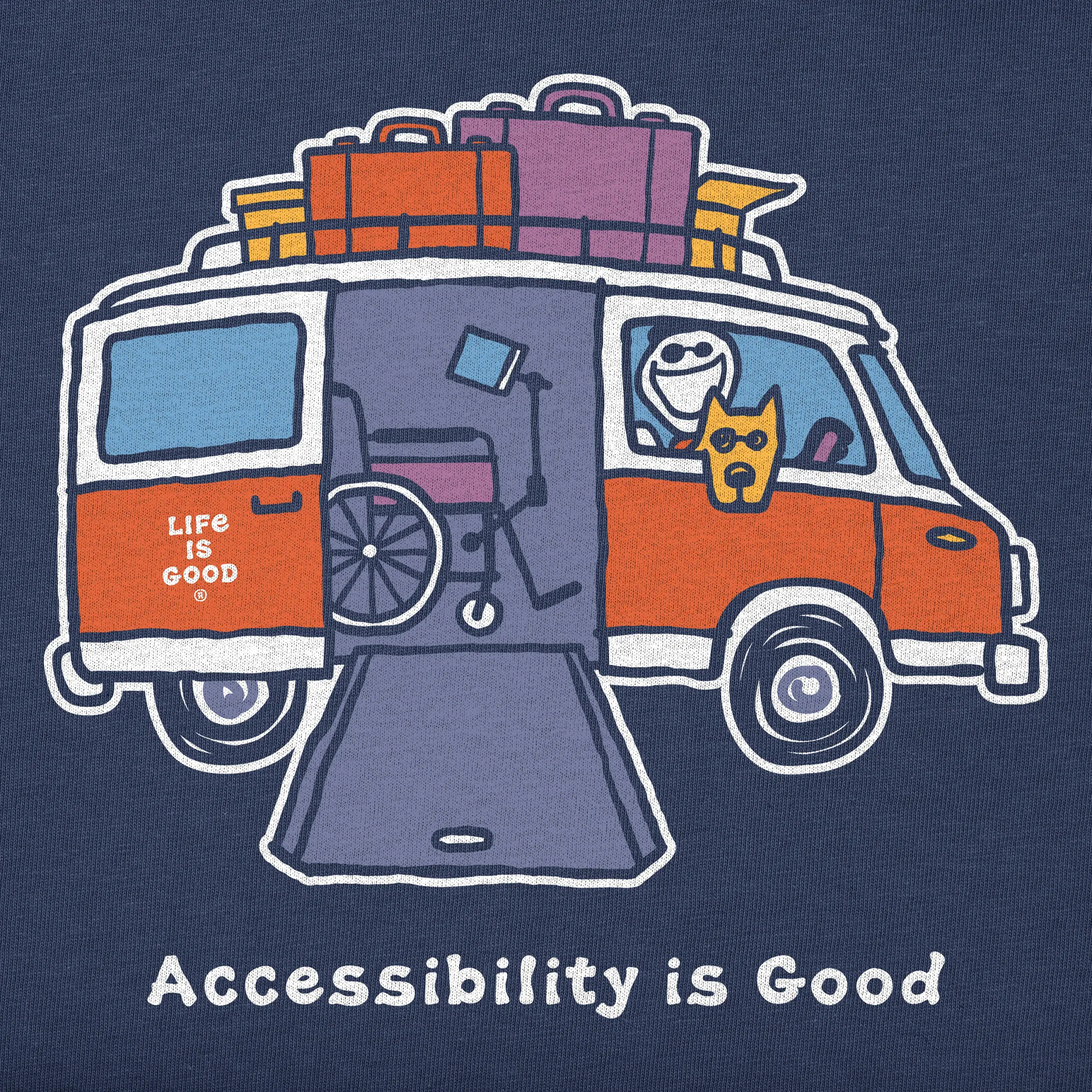 Men's Accessibility is Good Short Sleeve Tee Life is Good