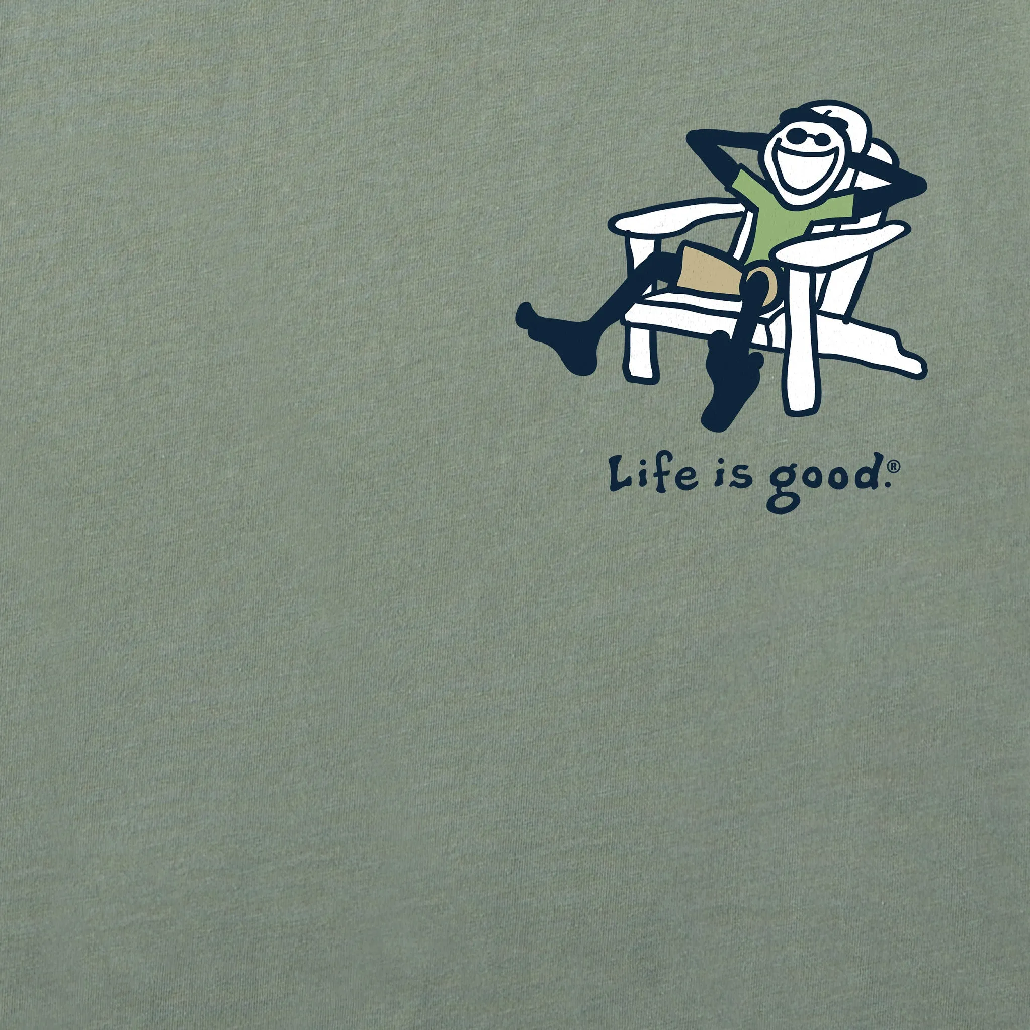 Men's Adirondack Jake Short Sleeve Crusher Tee Life is Good