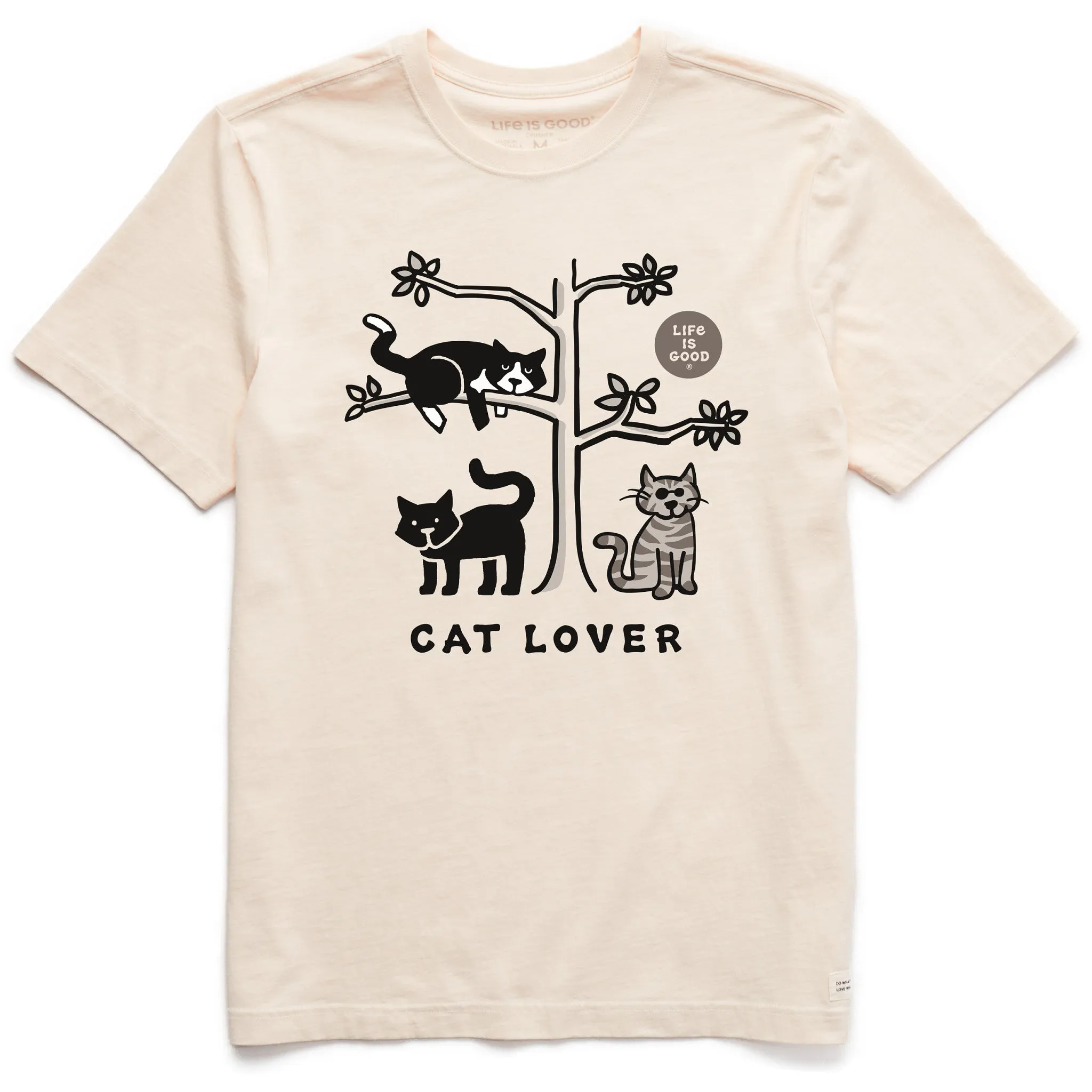 Men's Al Cat Lover Short Sleeve Crusher Tee Life is Good