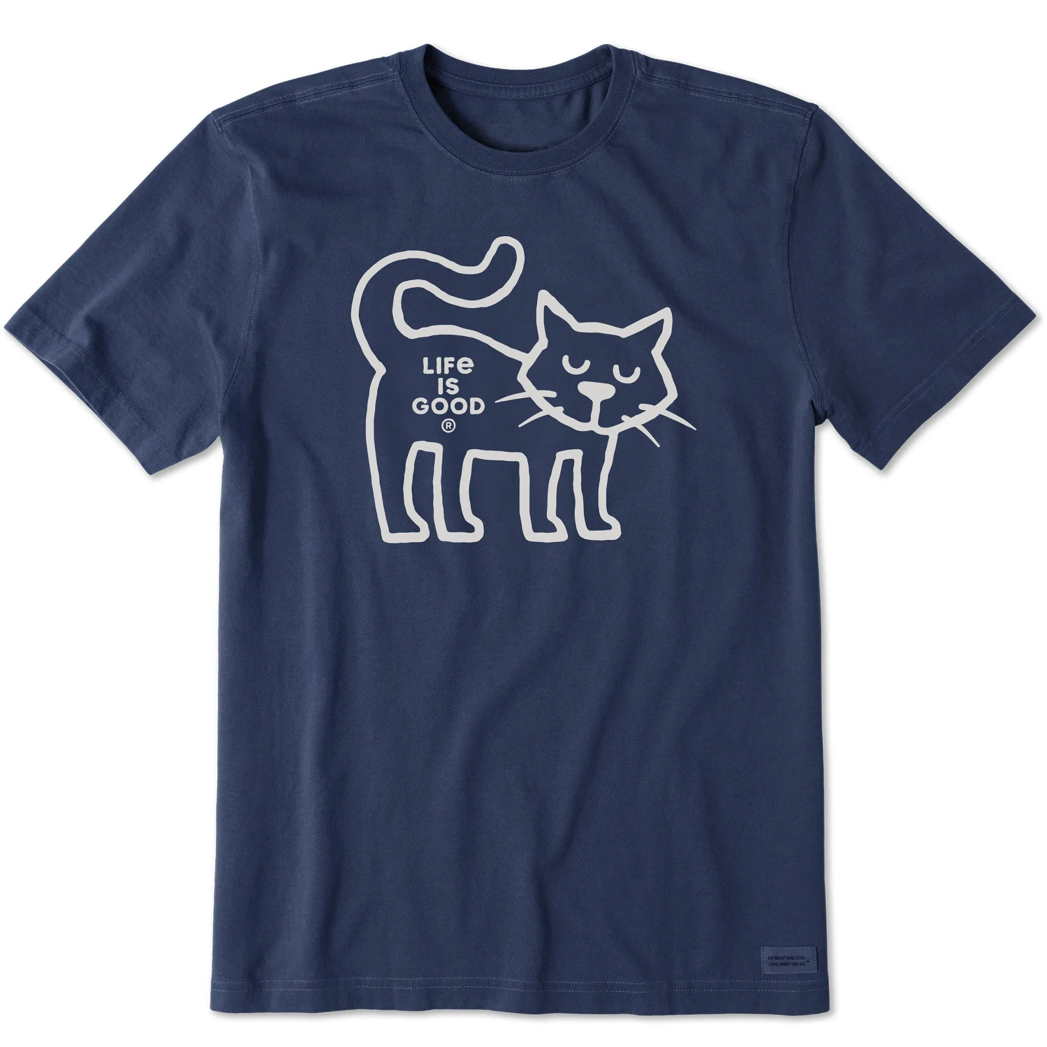 Men's Al Outline Short Sleeve Crusher Tee Life is Good