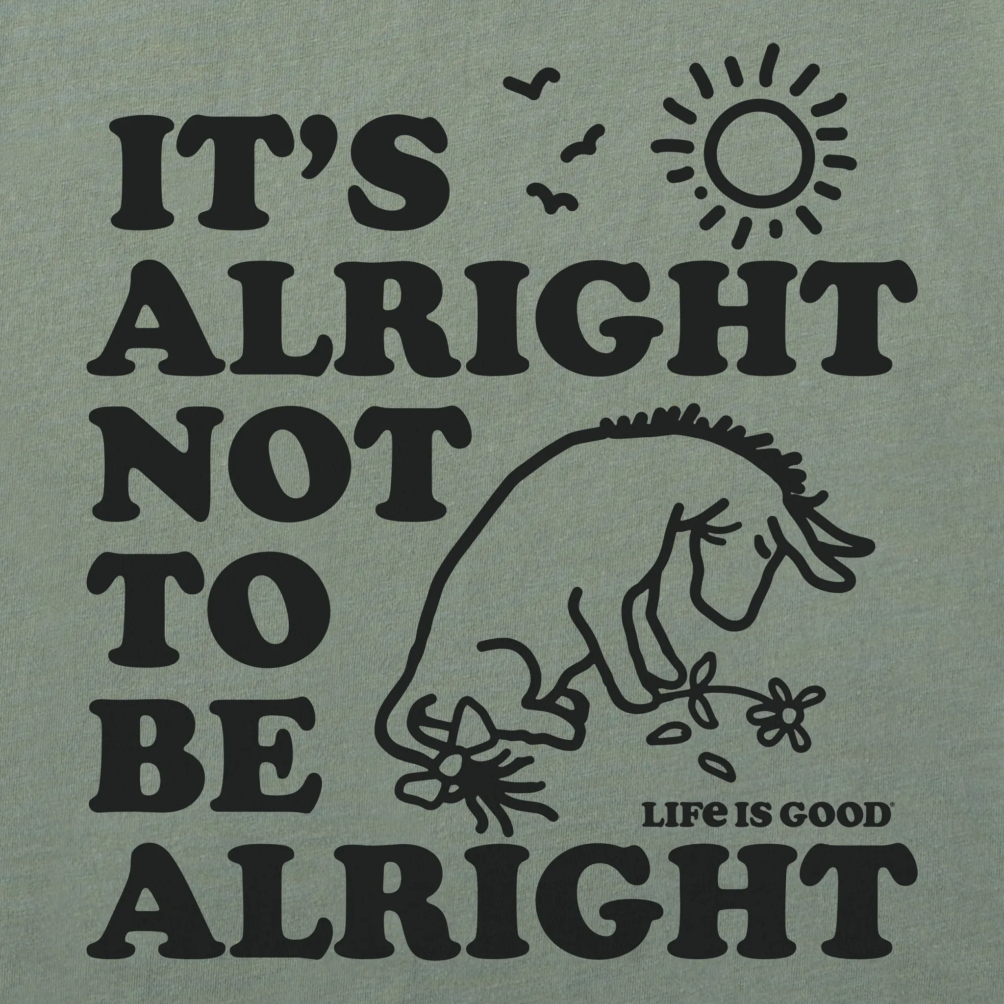 Men's Alright not to be Alright E Short Sleeve Tee Life is Good