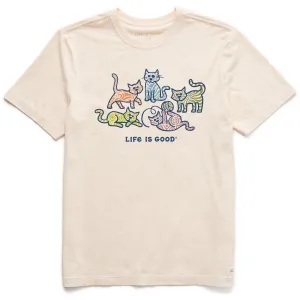 Men's Al's w Patterns Short Sleeve Crusher Tee Life is Good