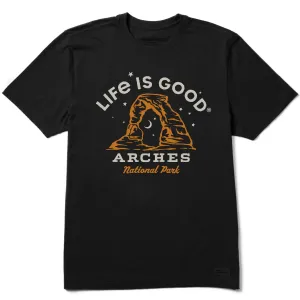Men's Arches National Park Hand Drawn Short Sleeve Crusher Tee Life is Good