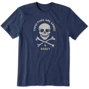 Men's Armed and Dadly Short Sleeve Tee Life is Good