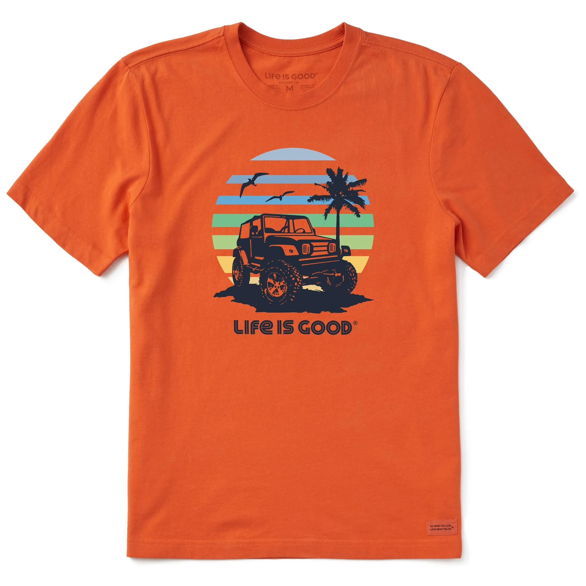 Men's ATV Palm Short Sleeve Crusher Tee Life is Good