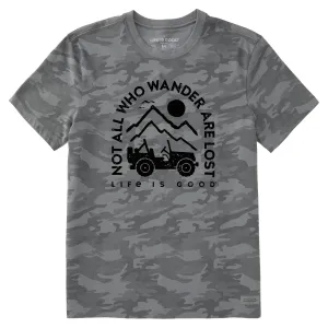 Men's ATV Wander Short Sleeve Allover Printed Crusher Tee Life is Good