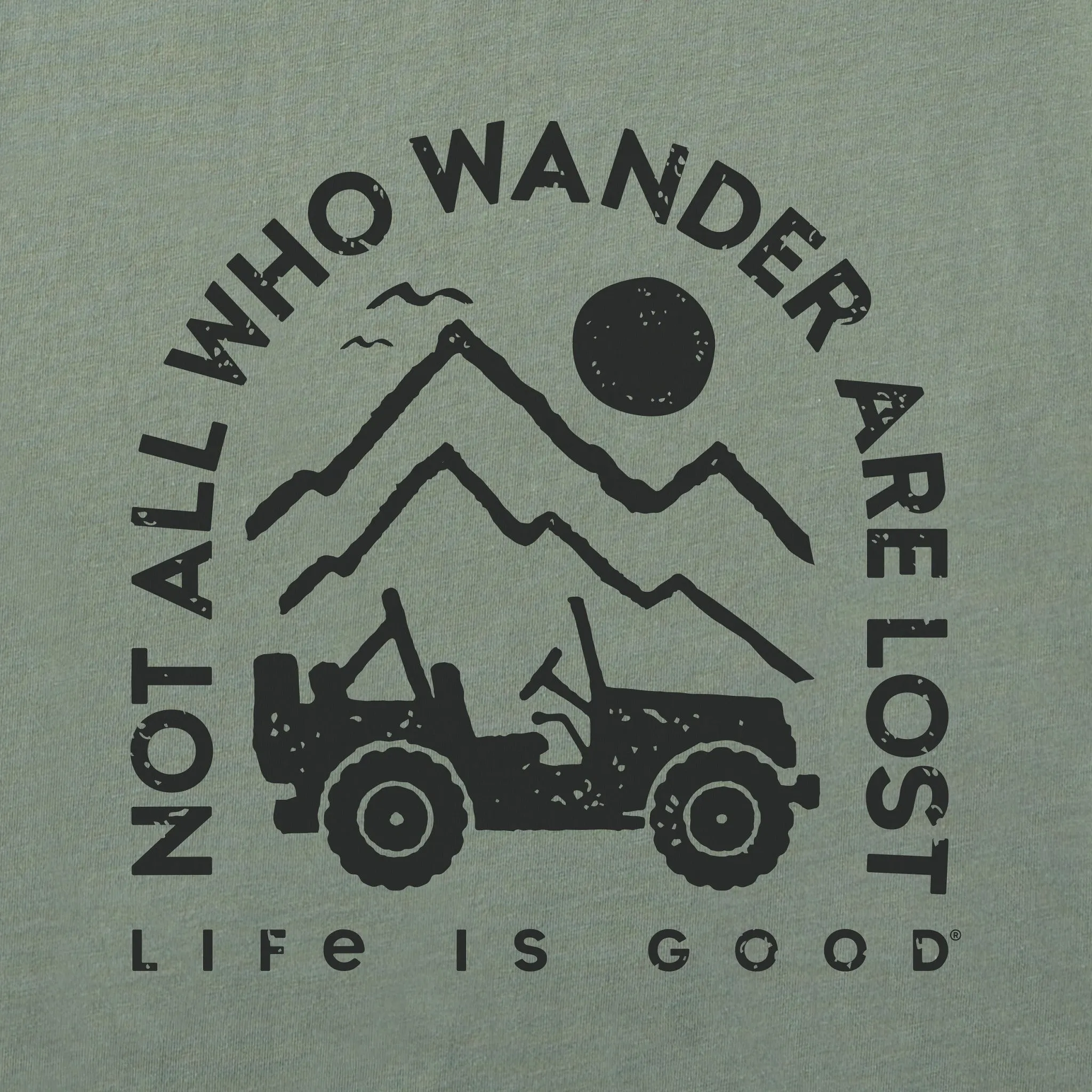 Men's ATV Wander Short Sleeve Crusher Tee Life is Good