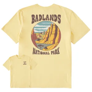 Men's Badlands National Park Short Sleeve Crusher Tee Life is Good