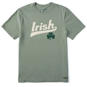 Men's Ballyard Irish Clover Short Sleeve Crusher Tee Life is Good