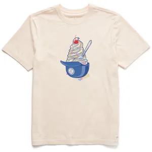 Men's Baseball Ice Cream Short Sleeve Crusher Tee Life is Good
