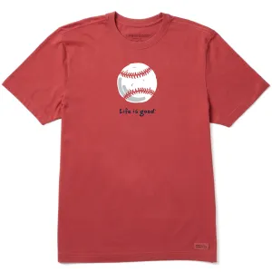 Men's Baseball Short Sleeve Crusher Tee Life is Good