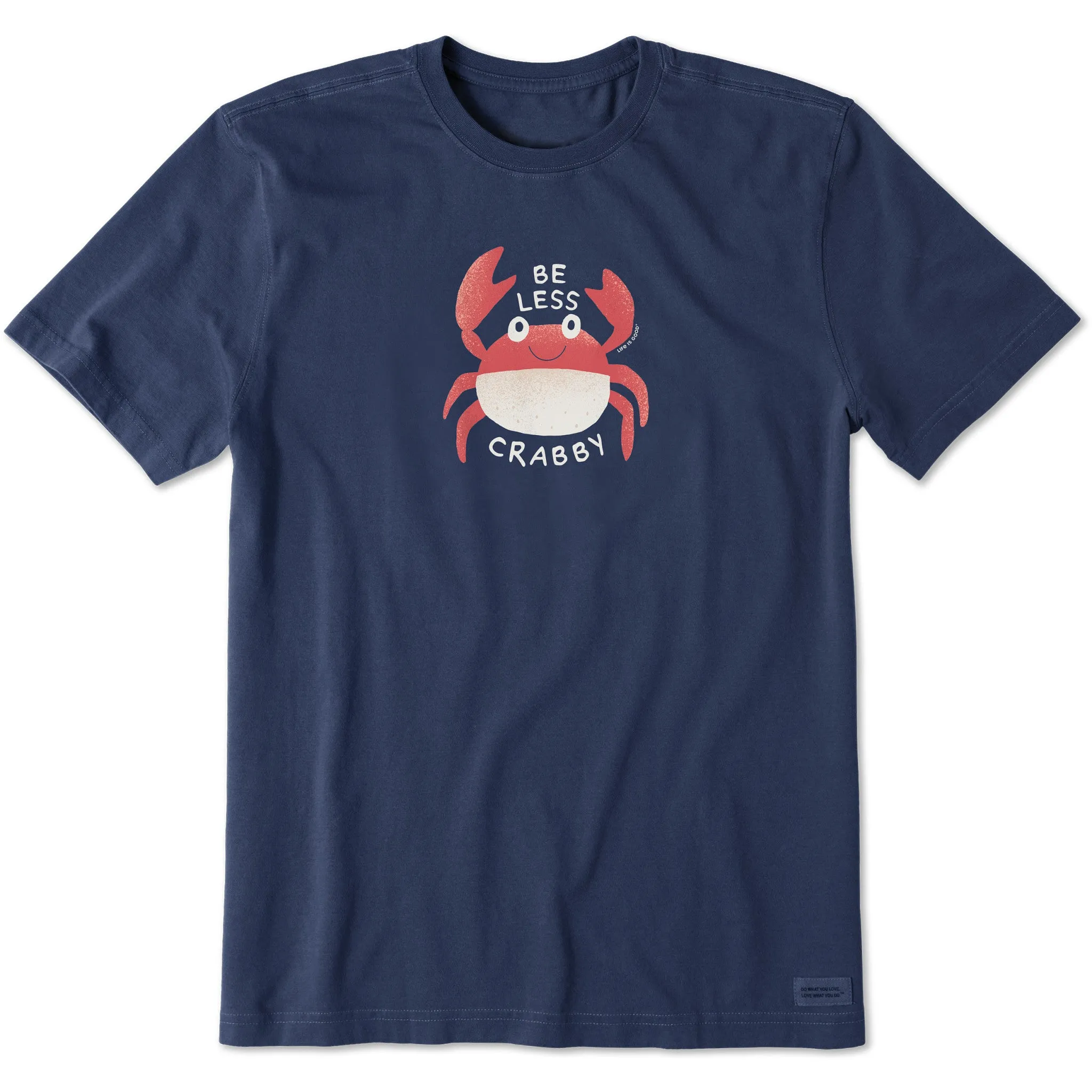 Men's Be Less Crabby Crab Short Sleeve Tee Life is Good