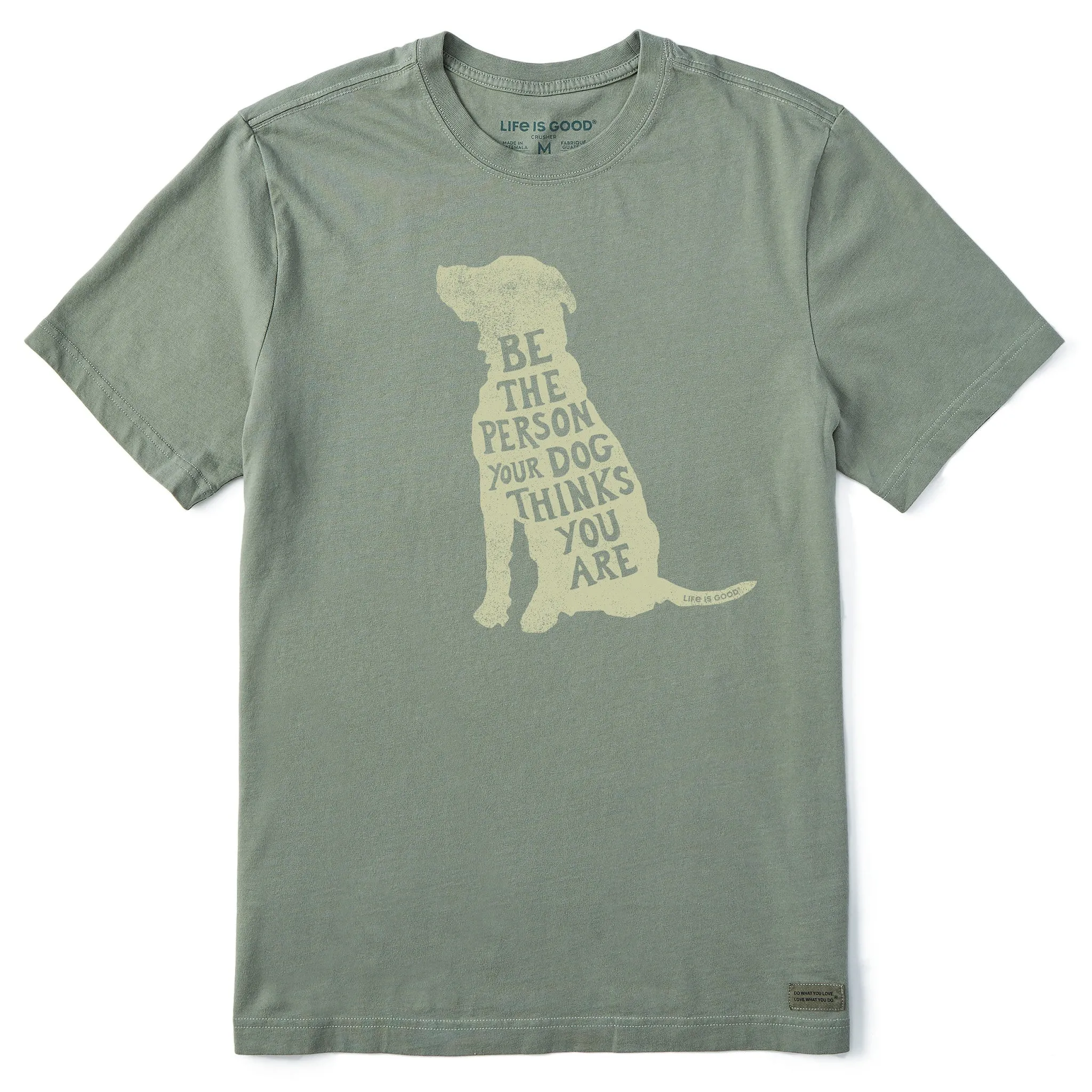 Men's Be the Person Dog Short Sleeve Tee Life is Good