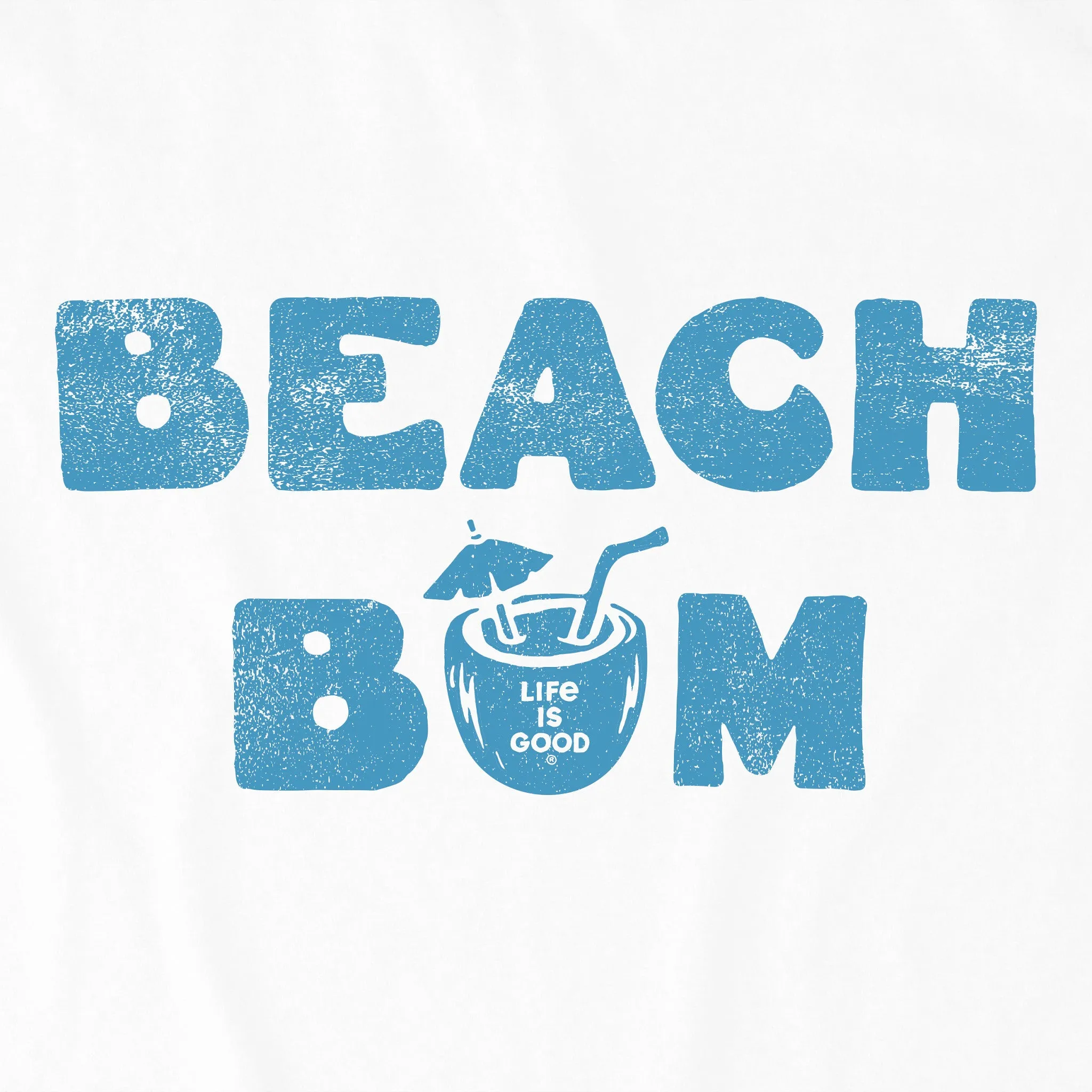 Men's Beach Bum Tropical Drink Short Sleeve Tee Life is Good