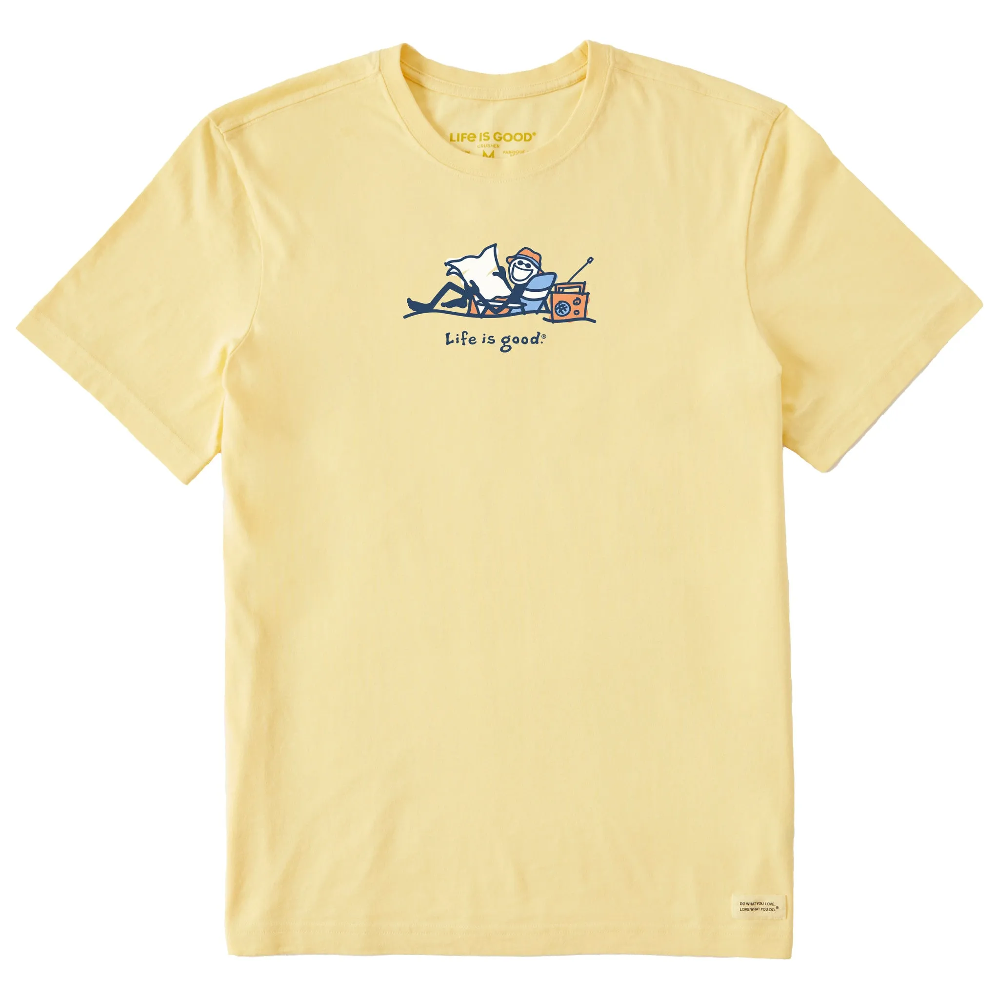 Men's Beach Jake Short Sleeve Crusher Tee Life is Good